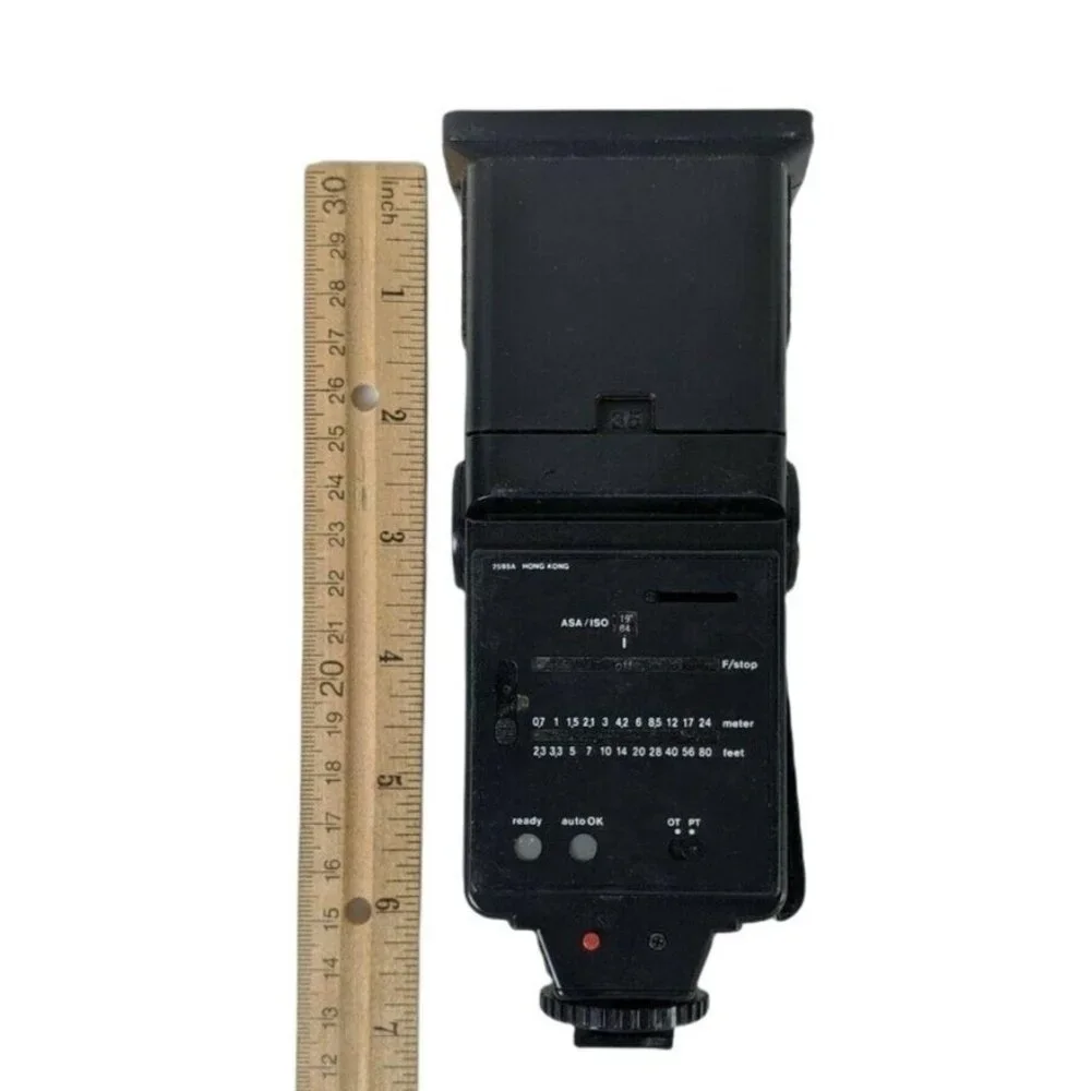 SUNPAK Thyristor auto 244D Camera Flash attachment 57d